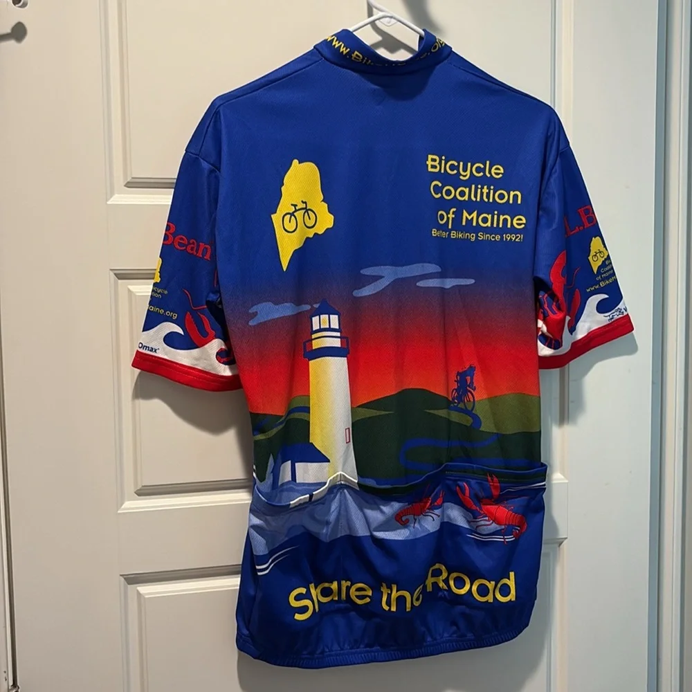 Vomax Cycling Jersey with Maine Motif (L)
Made in USA - Picture 2 of 6